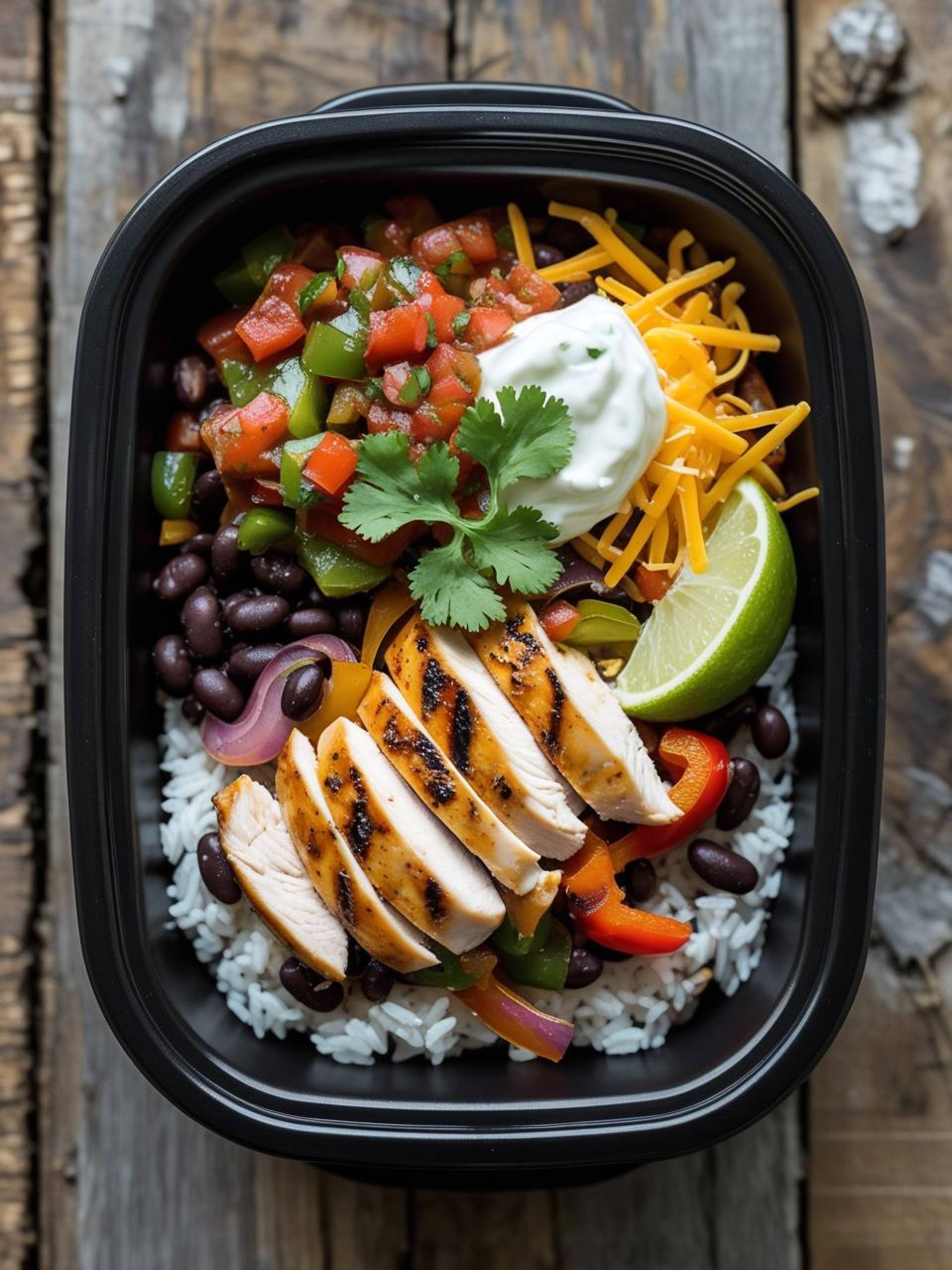Grilled Chicken Fajita Bowl