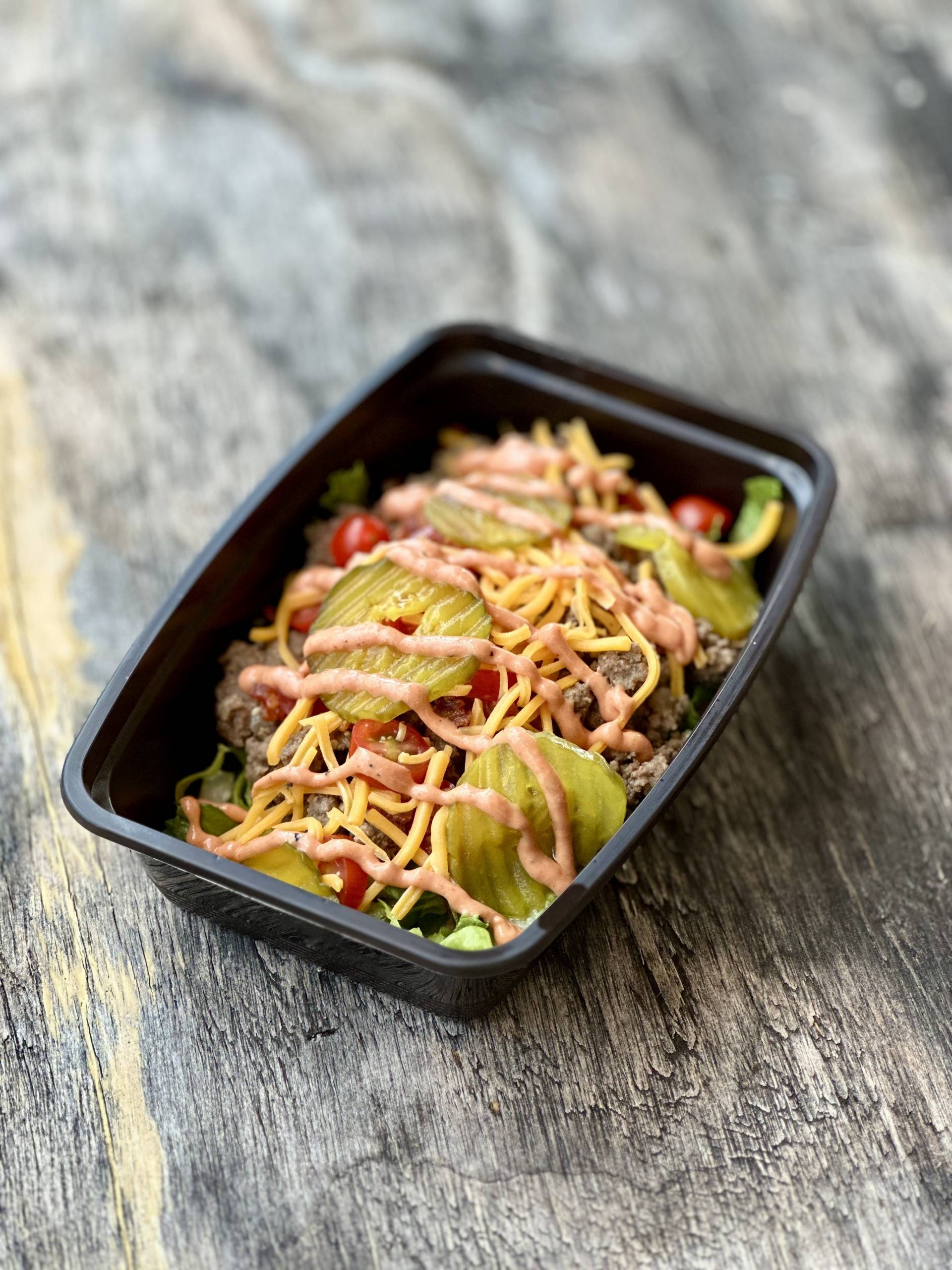 Low Carb Cheeseburger Bowl