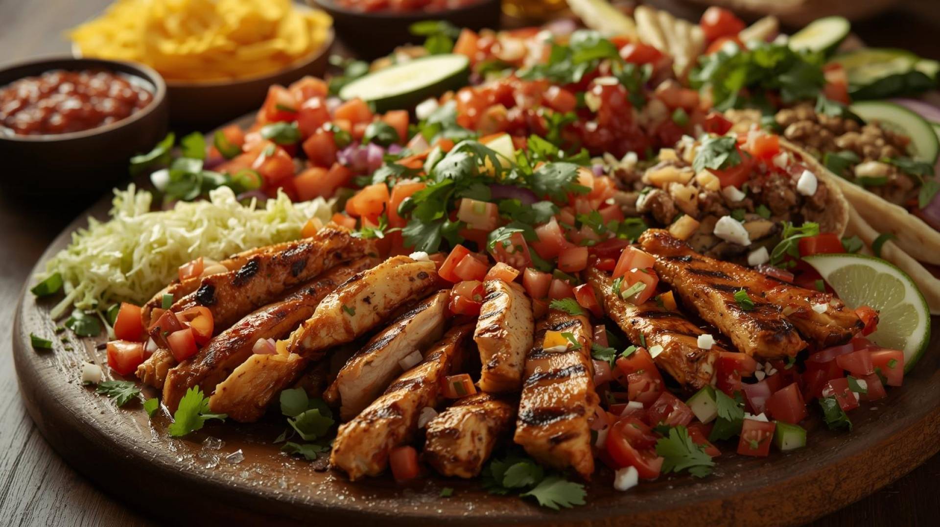 Family Chicken Fajita's