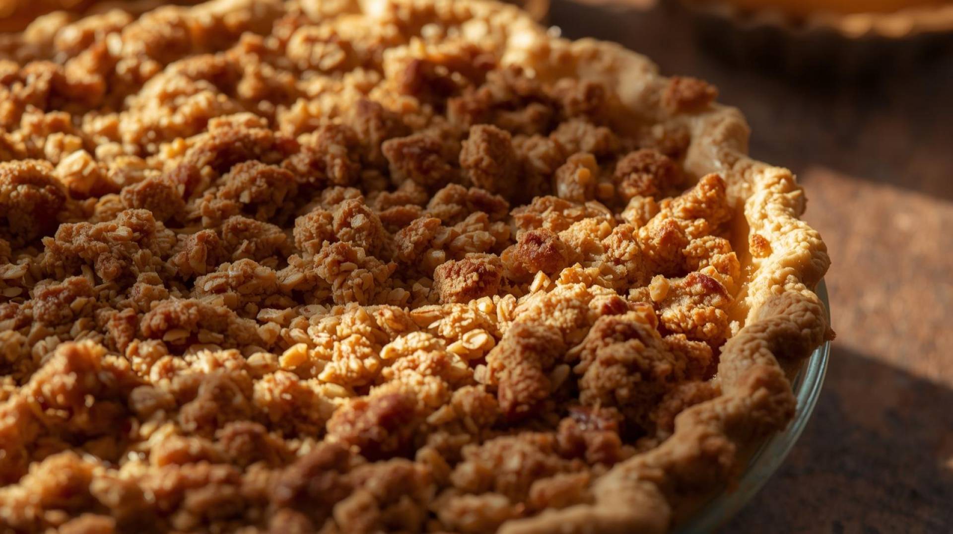 Apple Sour Cream Crumb Pie