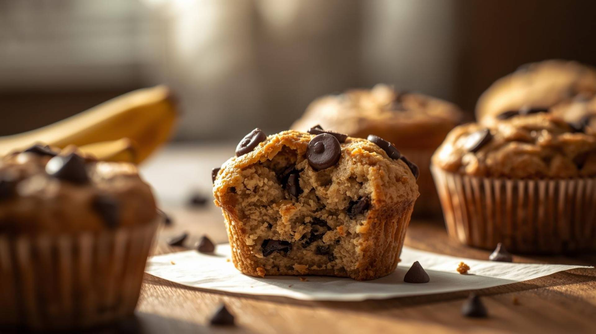 Banana Protein Muffins